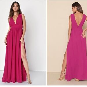 Magenta Long dress